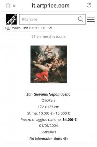 IGNAZ STERN "SAN GIOVANNI NEPOMUCENO IN GLORIA" - Foto 10